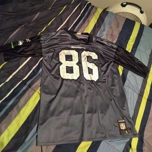 Reebok Stevens 86 Seahawks Jersey L